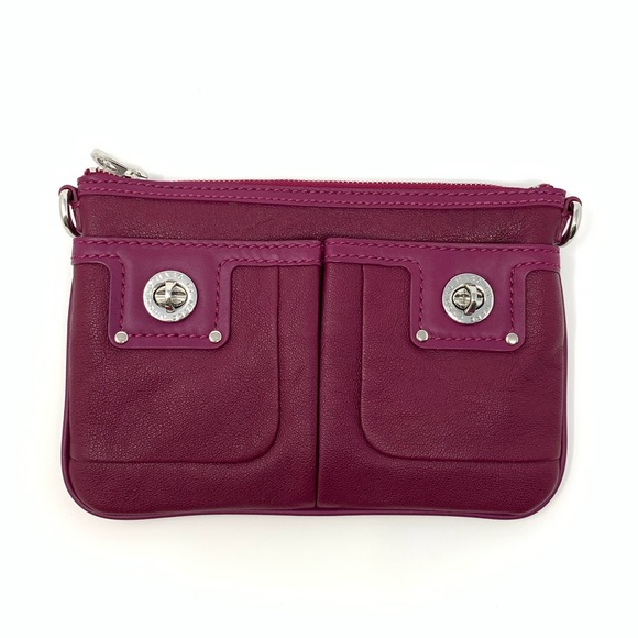 Marc Jacobs Turnlock-Percy Crossbody Bag Purple - Picture 1 of 7
